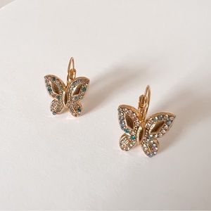 Butterfly Hoop Earring